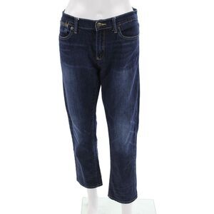 Henry & Belle Women Dark Blue Cropped Jeans Low Rise Petite Size 30